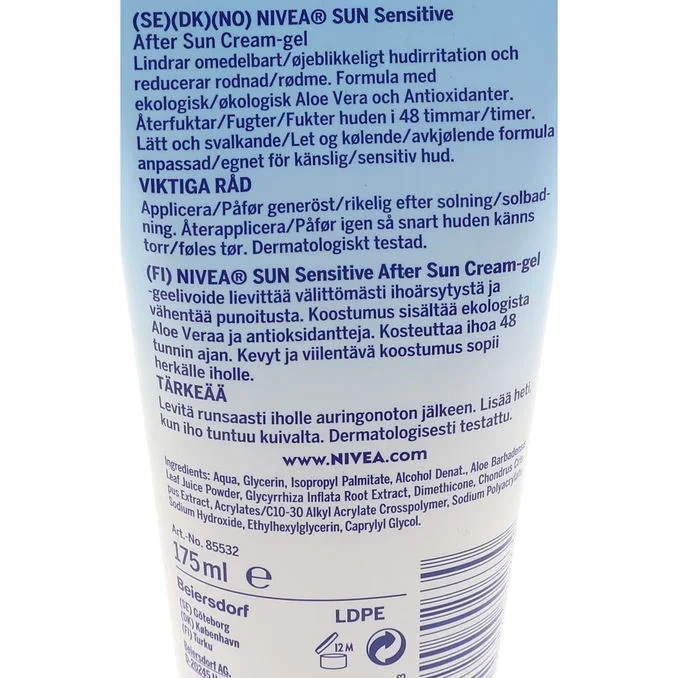 After Sun Sensitive Gel