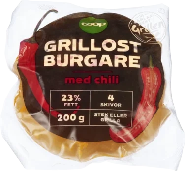Grillost Chili 200g 23% fett