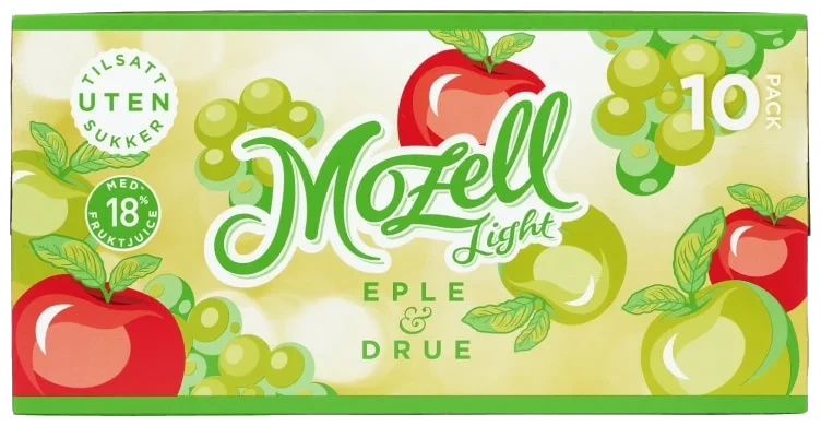 Mozell Light 0,33lx10 boks