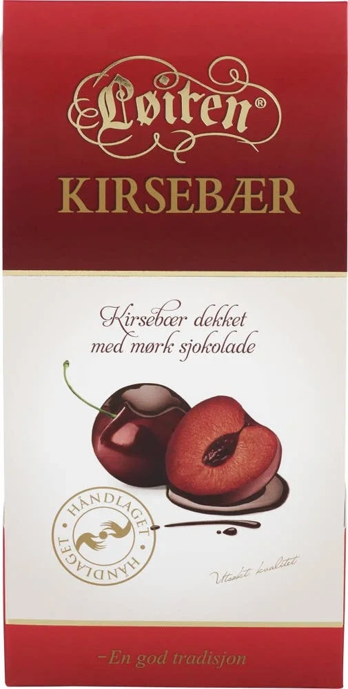 Fruktsjokolade med kirsebær