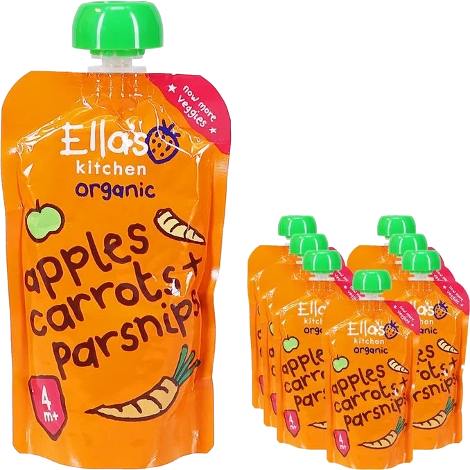 Puré Morot Äpple Palsternacka 7-pack