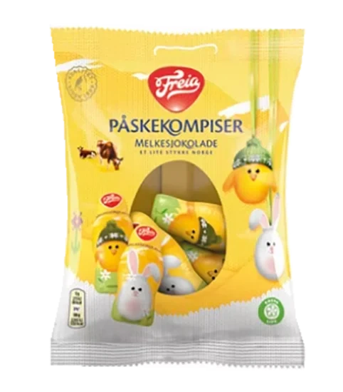Påskekompiser Melkesjokolade 120g
