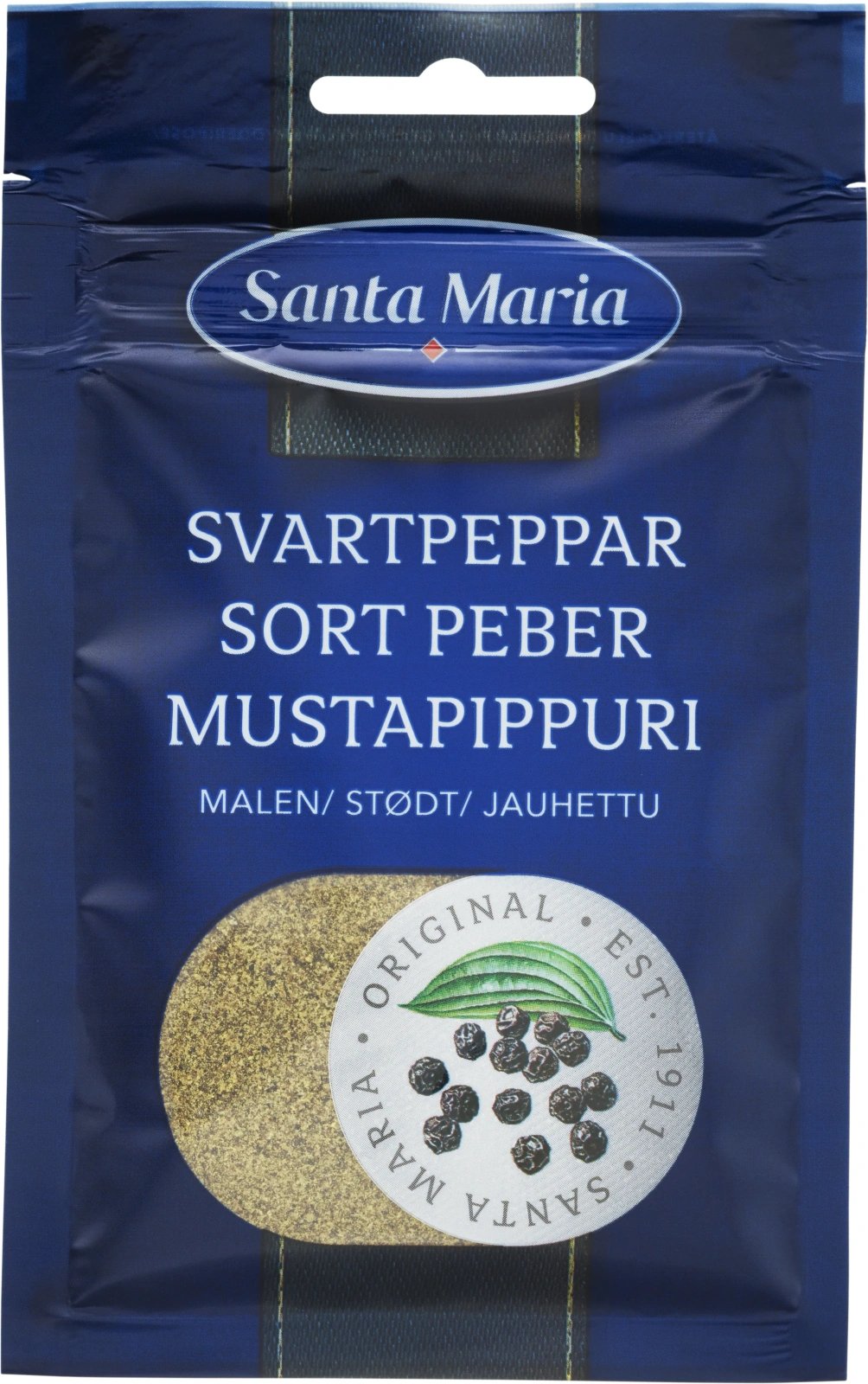 Svartpeppar Malen