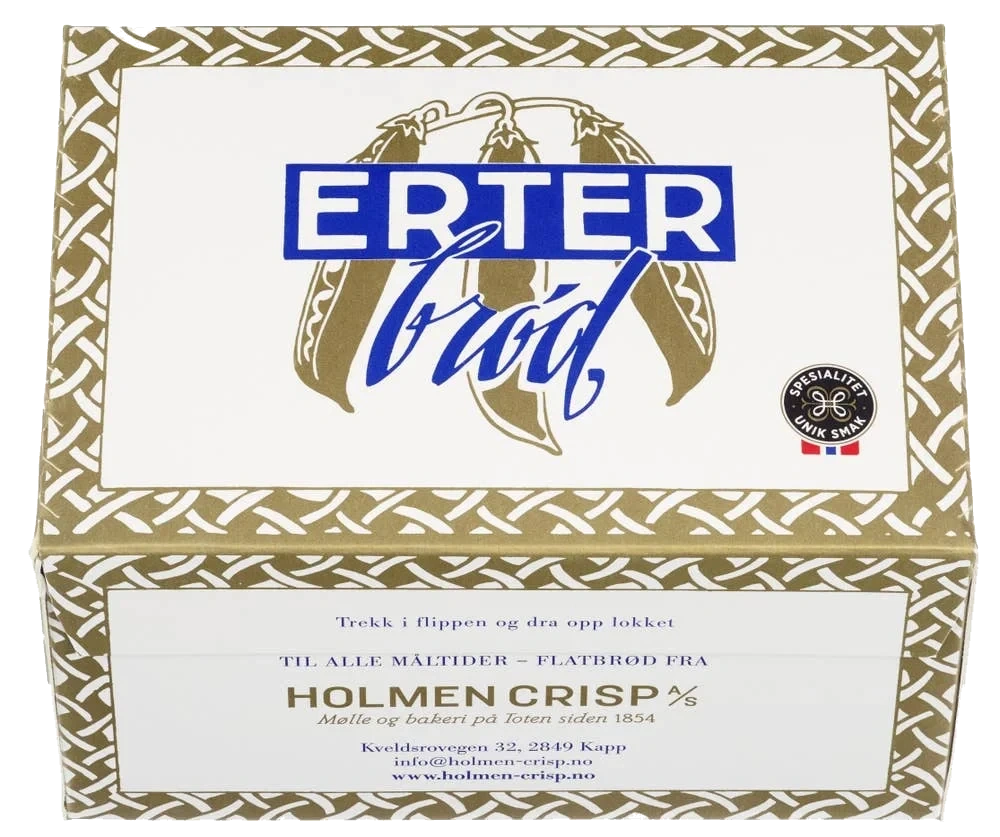 Crisp Erterflatbrød