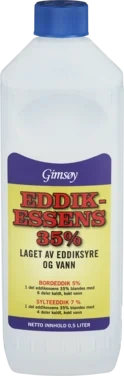 Eddikessens 35% Klar, 500 ml