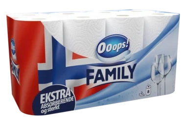 Ooops! Family Towel No 4/8-r 2 Ply(fsc-mix 100%, Dnv-coc-002376)