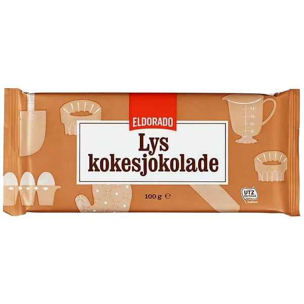 Kokesjokolade Lys 100g Eldorado