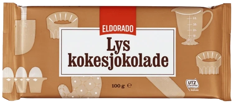 Kokesjokolade Lys 100g Eldorado