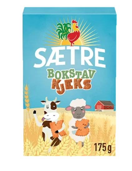 Sætre Bokstavkjeks 175g