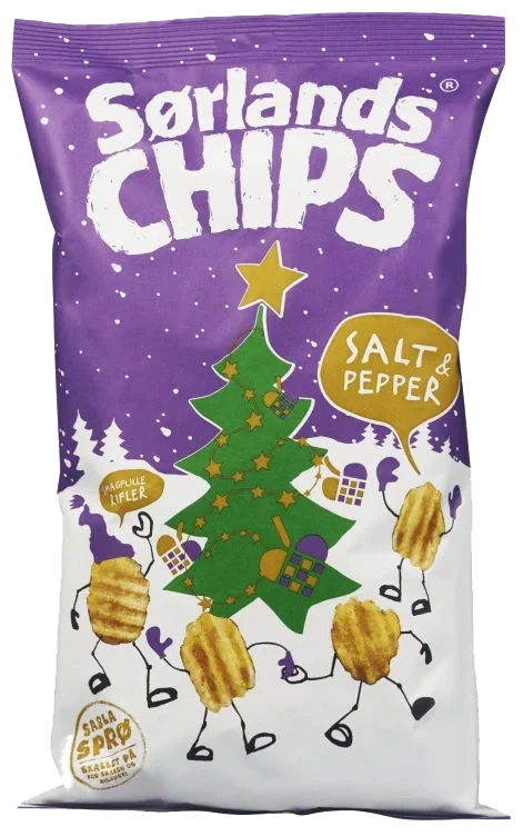 Sørlandschips Rifla Salt&Pepper 300g