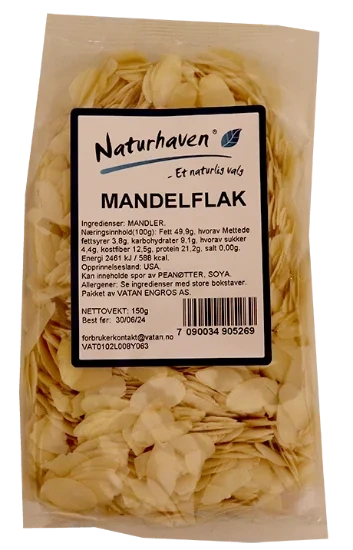Naturhaven Mandelflak 150g