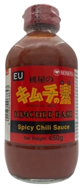 Momoya Kimchee Base Small Glass No Moto 450g