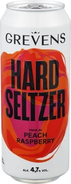 Grevens Hard Seltzer Peach Raspberry 0.50l bx