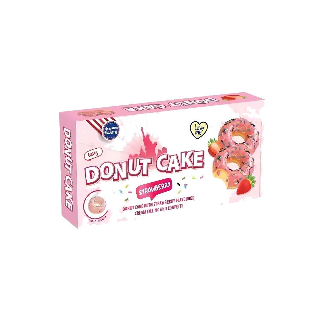 American Bakery AB Donut Cake Strawberry 135 g