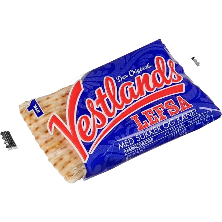 Vestlandslefsa Singelpakk 60x35g Hel Kartong