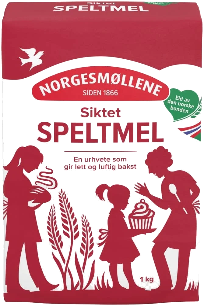 Siktet speltmel