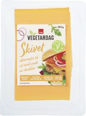 Vegetardag Skivet med Smak av Cheddar 150 g
