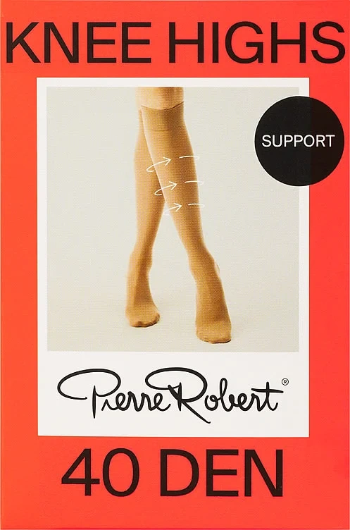 Knee High Support Sand 36-41 Pierre Robert