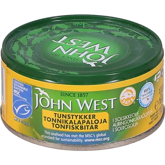 Tonfiskbitar Solrosolja