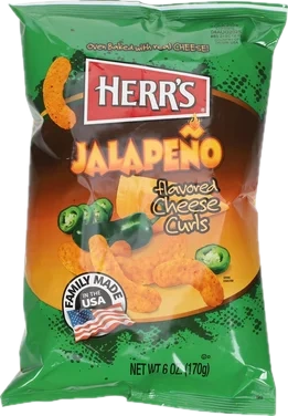 Herr's Jalapeno Poppers Cheese Curls 170g