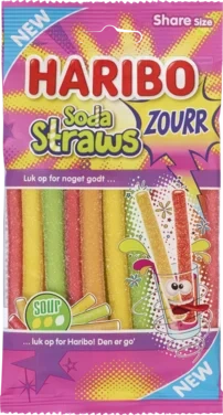 Soda straws Zourr 90g Haribo 