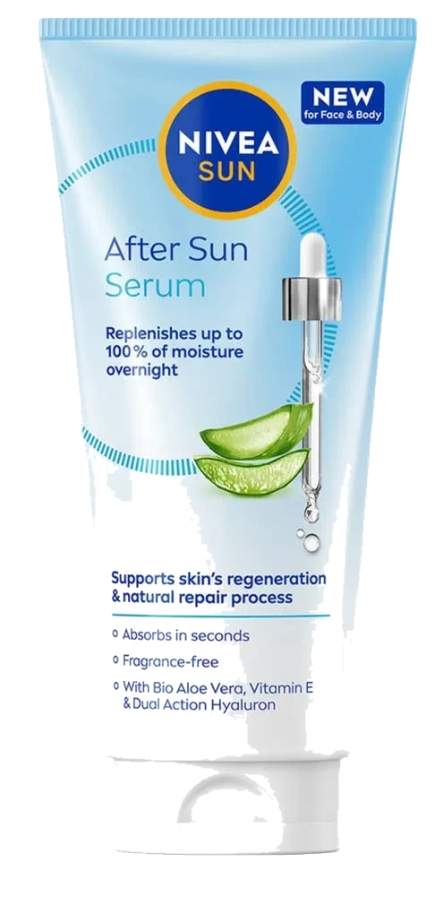 After Sun face & body serum lotion