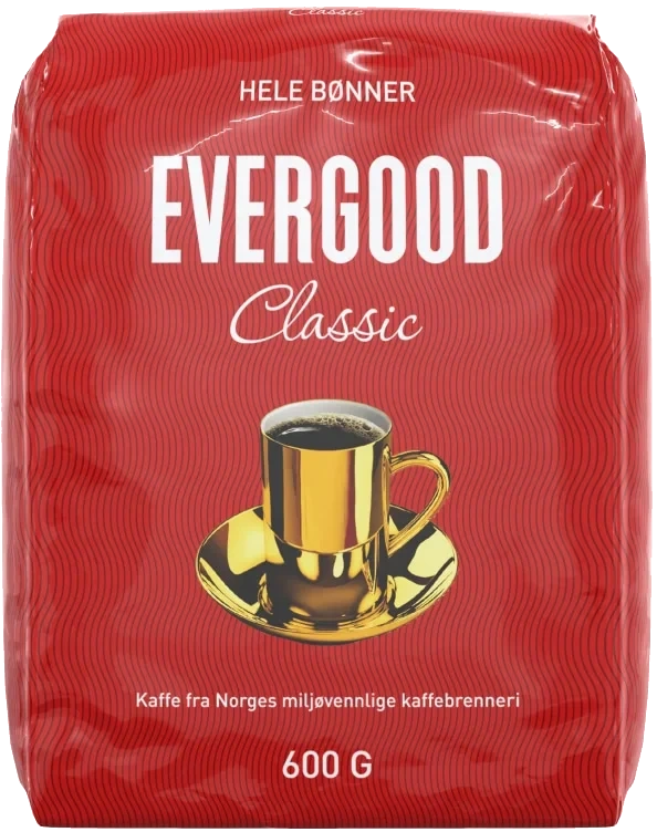Evergood Classic Hele Bønner 6x600g Proff