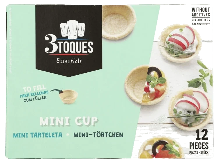 Tarteletter Cocktail 12stk 72g 3 Toques