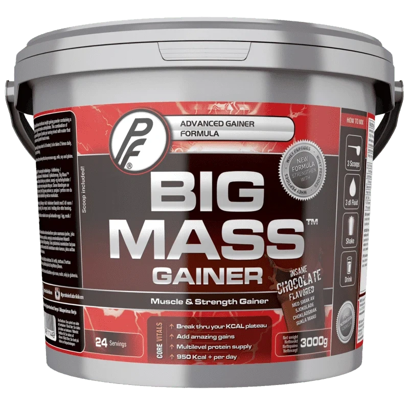 Proteinfabrikken Big Mass Gainer Sjokolade 3000g