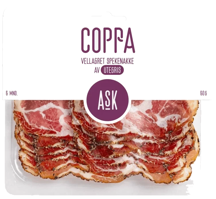 Coppa skivet 60g Ask Gård