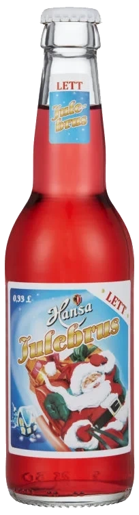 Hansa Julebrus Lett 0,33l flaske