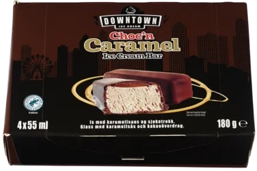 Downtown Choc'n Caramel Isbar 4 X 55 ml 180g