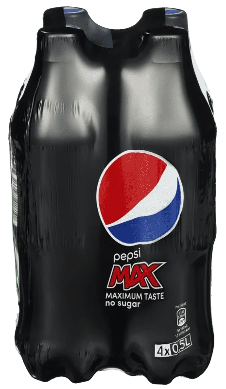 Pepsi Max 4stk x 0,5l, 2l