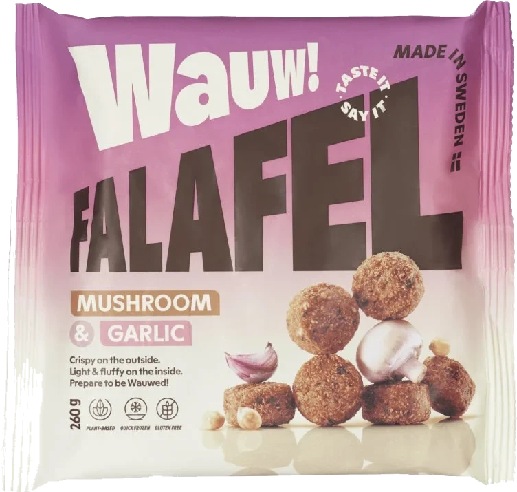 Falafel Mushroom&Garlic 260g Wauw!