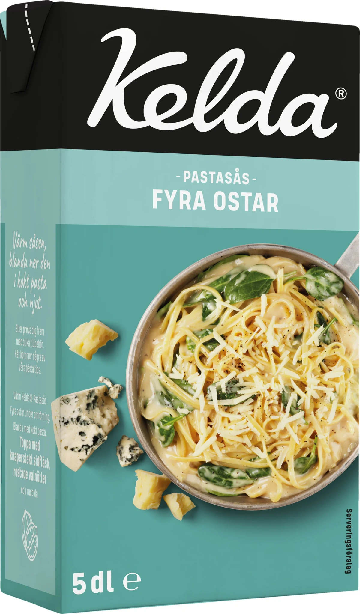Pastasås fyra ostar 5 dl