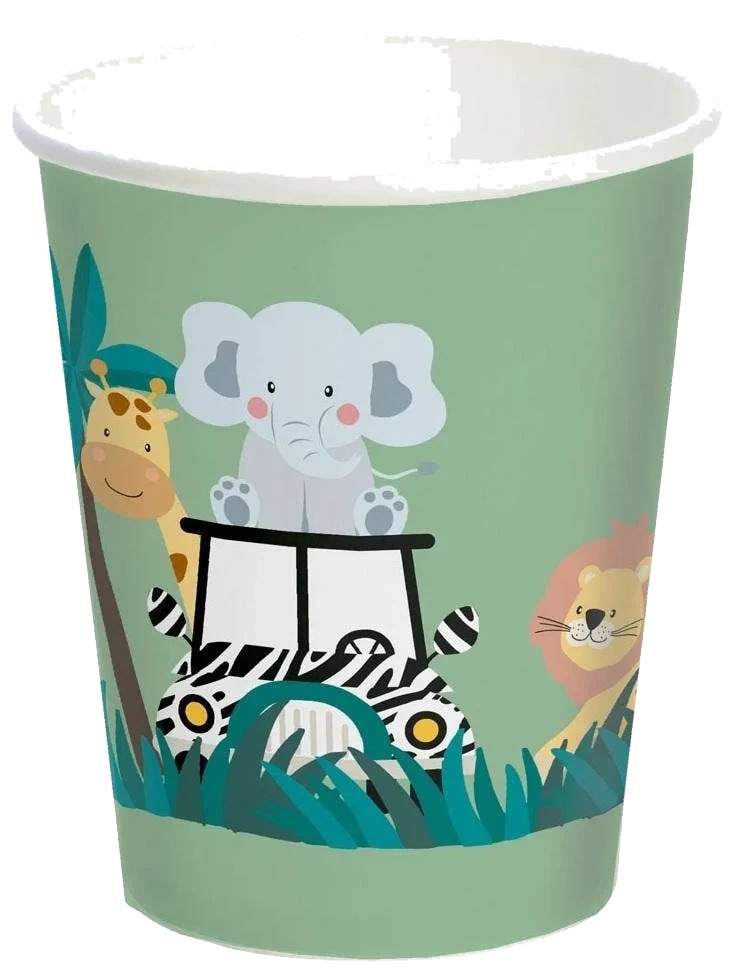 Pappersmugg Safari Kids 20cl