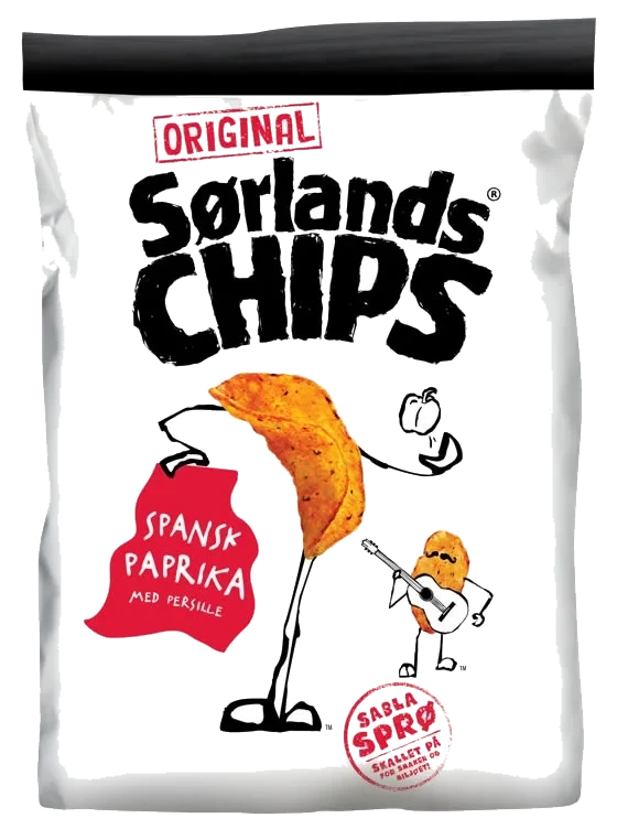 Sørlandschips Spansk Paprika 100g