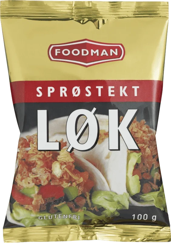 Løk Sprøstekt Glutenfri 100g
