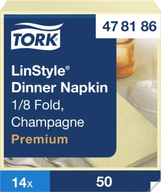 Tork Linstyle Middagsserviett 8f Industrielt Komposterbar