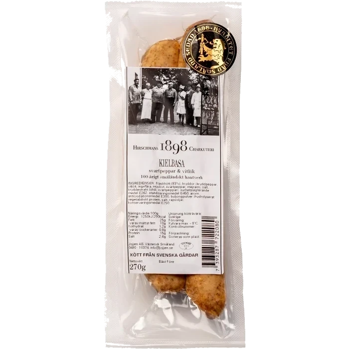 Kryddkorv Kielbasa 270g Hirschmans Charkuteri