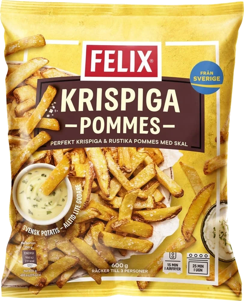 Krispiga Pommes Fryst