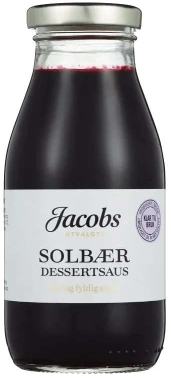 Dessertsaus Solbær 250ml Jacobs Utvalgte