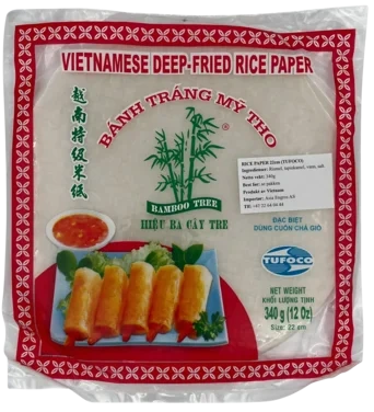 Rice Paper Banh Da Nem 22cm 3coconut Tree 340g