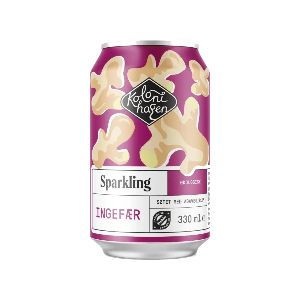 Økologisk Sparkling ingefær