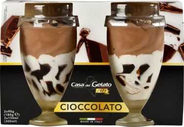 Gelato Chocolate Glass 2x150ml Casa Del Gelato