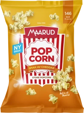 Popcorn Poppet Cheddar 75g Maarud