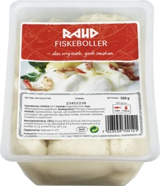 Fiskeboller i Lake 500g Raud