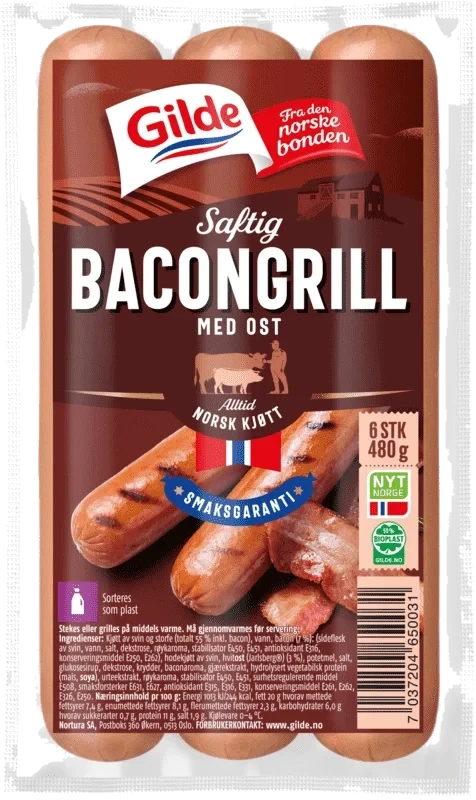 Bacongrill m/Ost 480g Enh