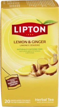 Lipton Lemon & Ginger Refresh 34g 20ps