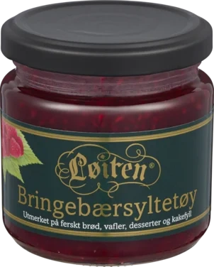 Bringebærsyltetøy 200g Løiten